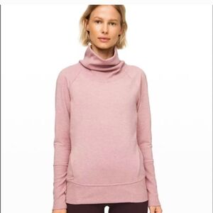Lululemon High Lines Pullover vintage Heathered Mauve